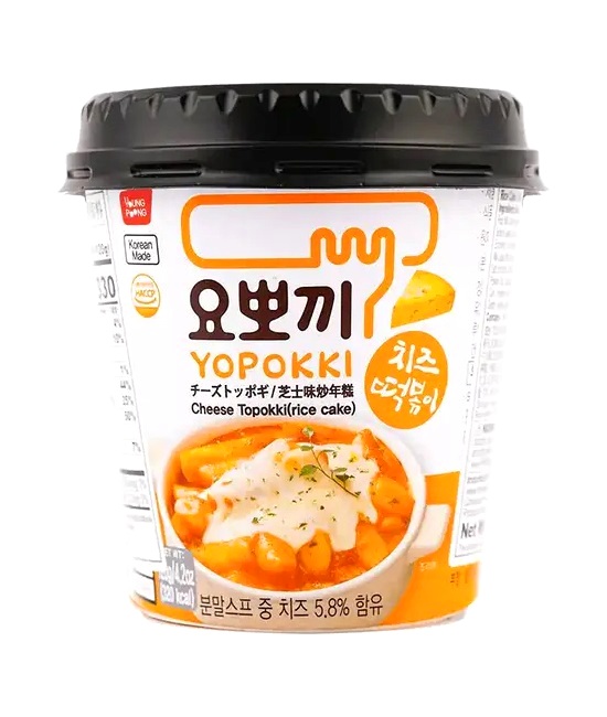 Gnocchi coreani istantanei al formaggio - Yopokki 120g.